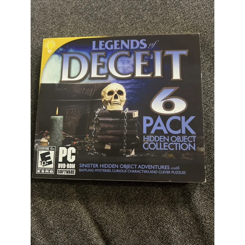 Legends of Deceit PC Game Hidden Object 6 pack sinister baffling curious clever
